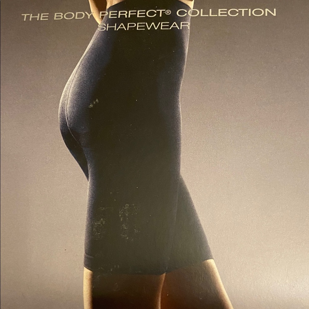 Donna Karan Hosiery Black The Perfect Collection Shapewear Size Small Mid Thigh. - Picture 2 of 6